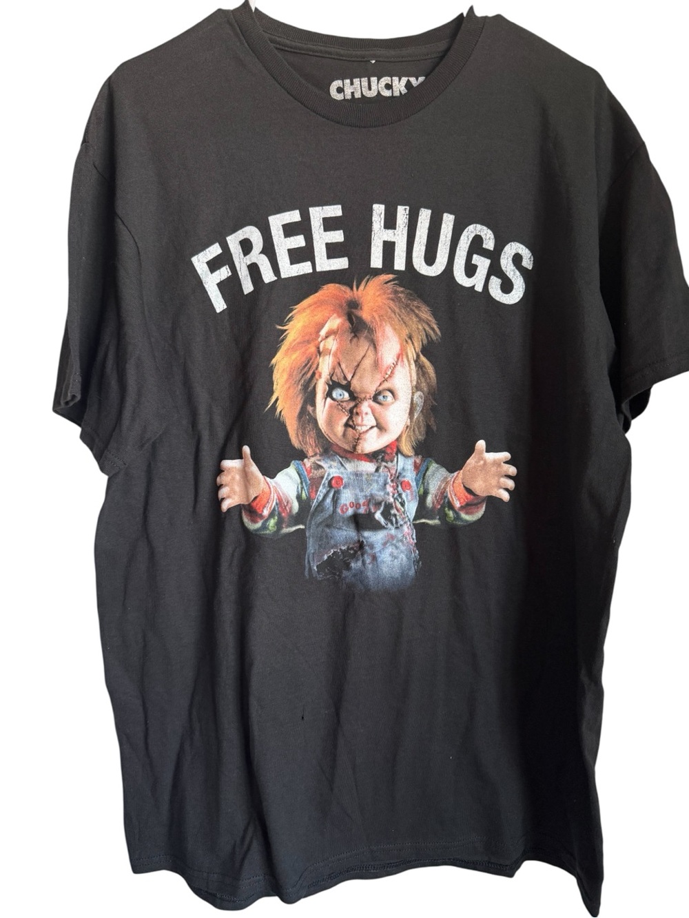 Chucky 'Free Hugs' Black Graphic Tee